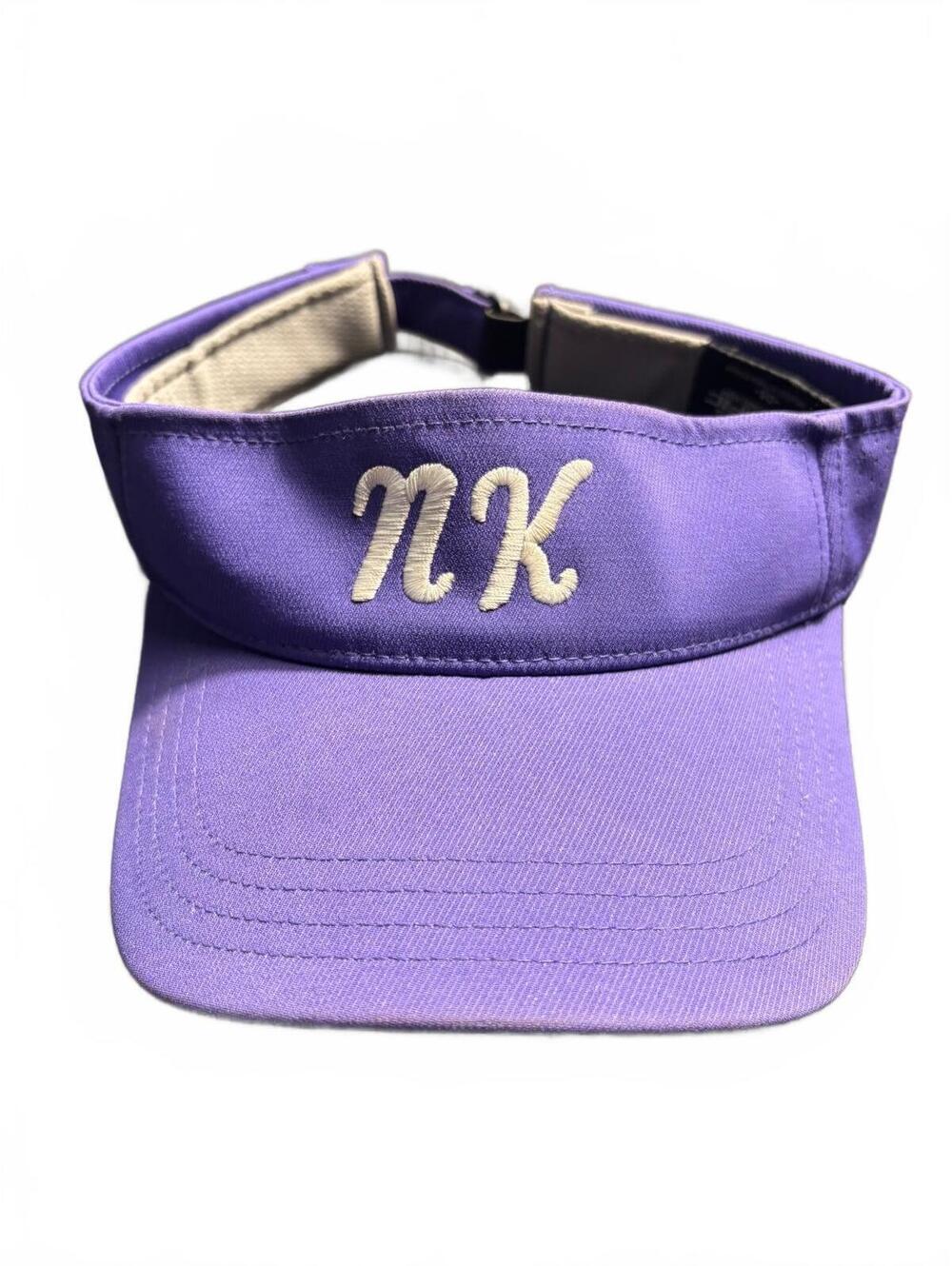 Pacific Headwear Purple NK Embroidered Visor Cap